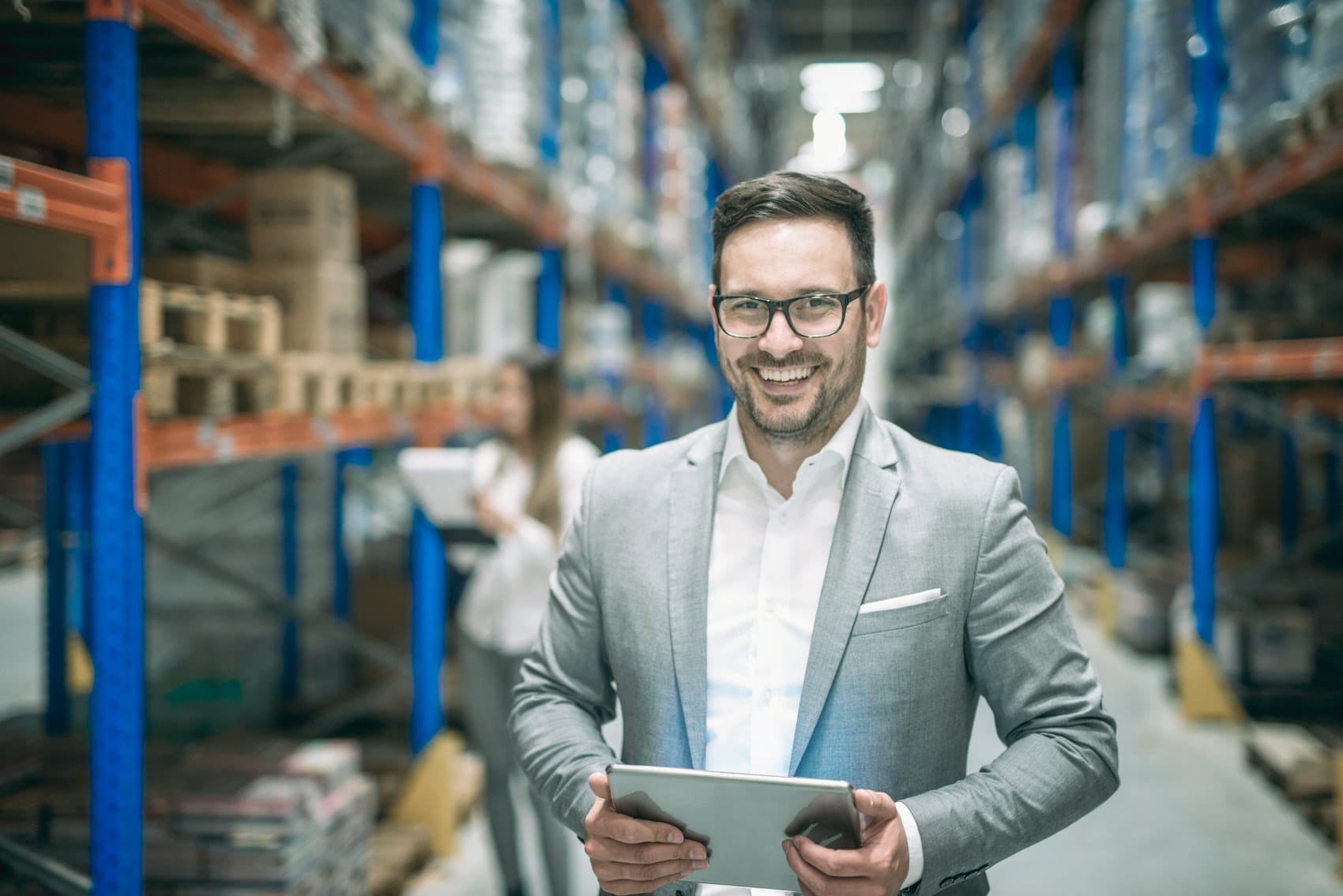 Porträt eines erfolgreichen Managers mittleren Alters