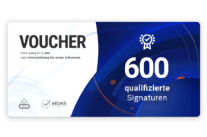 Paket mit 600 Qualifizierten Signaturen