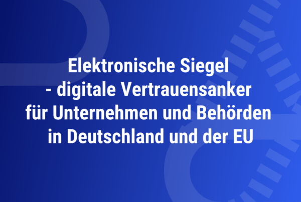Elektronische Siegel ​