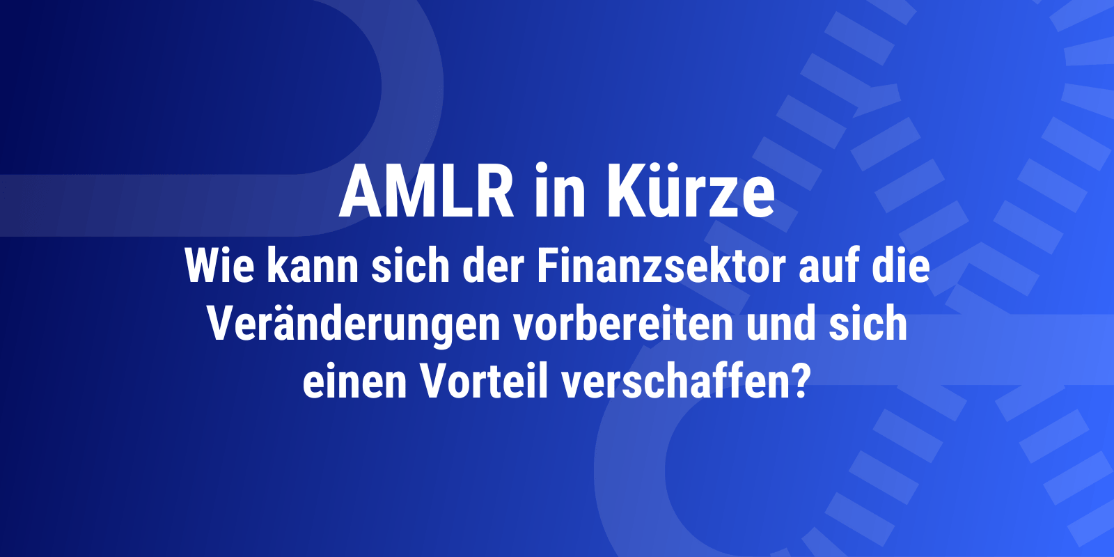 AMLR in Kürze