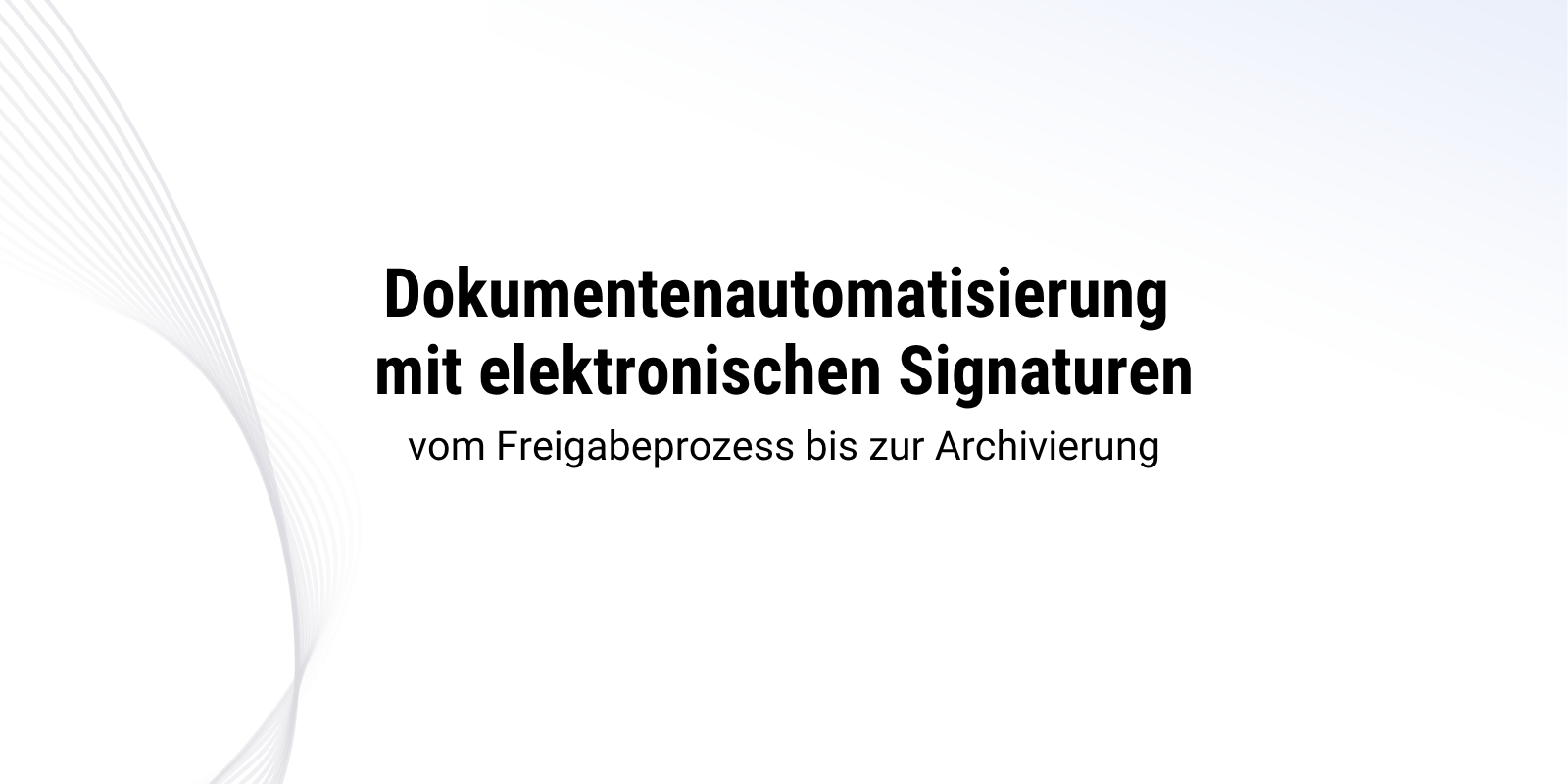 Dokumentenautomatisierung